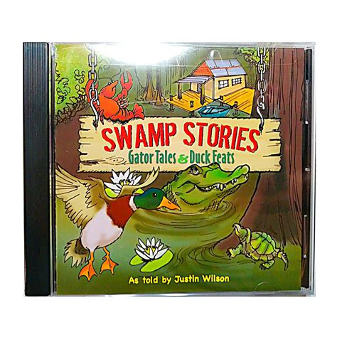 Swamp Stories Gator Tales & Duck Feats CD - Justin Wilson Southern Products