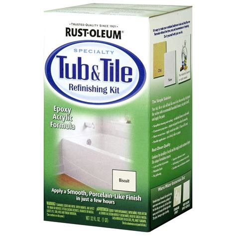 Rust-Oleum Specialty 1 qt. Biscuit Tub and Tile Refinishing Kit-7862519 - The Home Depot