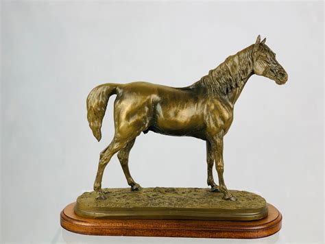 After PIERRE JULES MENE Horse Bronze Sculpture Stallion ibrahim Etalon Arabe - Etsy