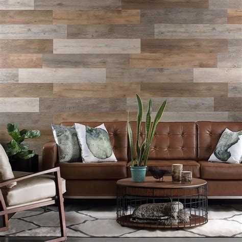 Peel and stick wood wall tiles ideas to create a fascinating accent wall