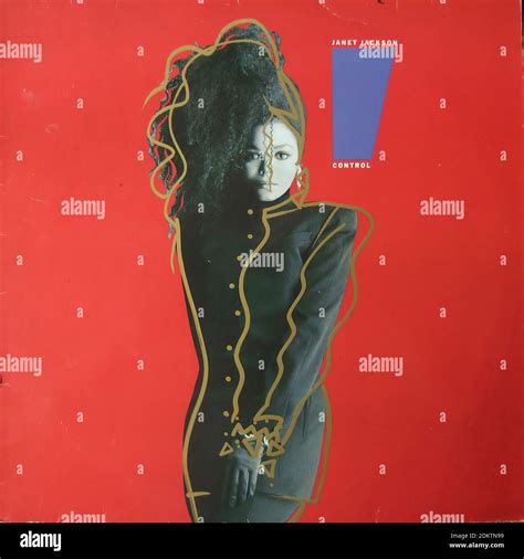 Janet Jackson - Control - Vintage vinyl album cover Stock Photo - Alamy