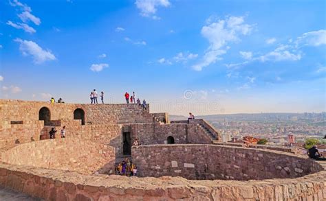 Close Up View of Wall of Ankara Castle Editorial Stock Photo - Image of ...