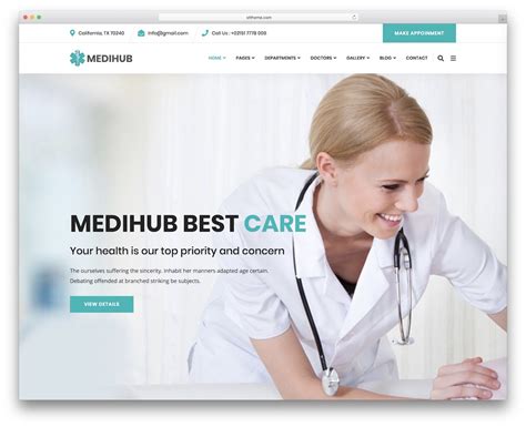 24 Doctor Website Templates For Medical Practitioners 2020 – Avasta