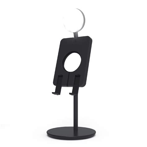 Merkury innovations Adjustable Desktop Phone Stand with Light and ...