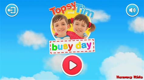 Topsy and Tim's Busy Day Game Gameplay for Kids - YouTube