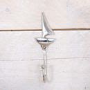 metal small boat yacht wall hook by red berry apple ...