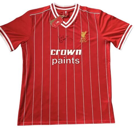 Kenny Dalglish signed Liverpool Retro Shirt 1982 home top