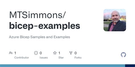 GitHub - MTSimmons/bicep-examples: Azure Bicep Samples and Examples