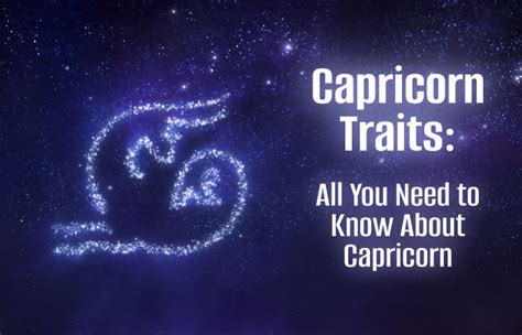 Capricorn Personality Traits: All You Need to Know About Capricorn ...