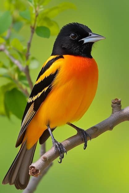 Premium AI Image | baltimore oriole bird in habitat