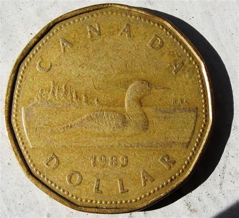 Canadian Dollar Coins 1989 CANADA LOONIE PROOF-LIKE ONE DOLLAR COIN