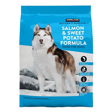 Kirkland Signature Nature’s Domain Salmon Meal & Sweet Potato Dog Food ...