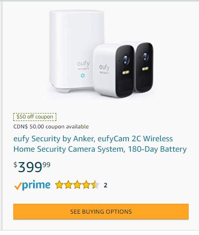 C$50 OFF - eufyCam 2C - Deals & Giveaways - Anker Community