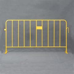 Yellow Crowd Control Barrier - Temporary Barriers | TTFS