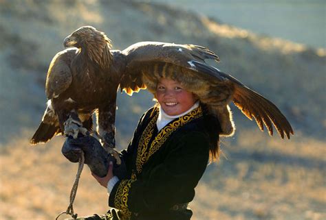 13-Year-Old Girl Becomes Eagle Hunter To Continue Ancient Kazakh Tradition