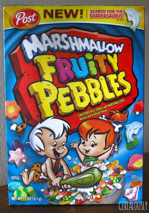 Review: Post Marshmallow Fruity Pebbles Cereal - Cerealously