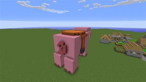 A Pig Statue :P Minecraft Project