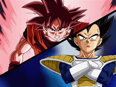 Saiyan saga Goku vs Vegeta - Battles - Comic Vine