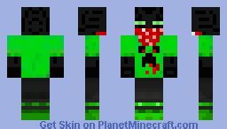 Scary Enderman With Clothes Minecraft Skin