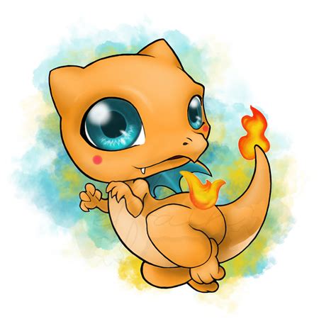 Charmander, Charmeleon, Charizard, Mega Charizard X PACK illustration – elfain