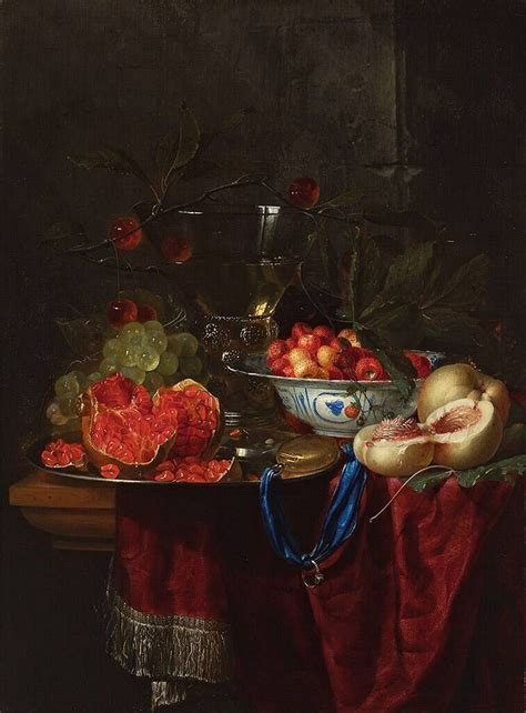 Still life with fruit, Pieter de Ring, 1658 | Museum Boijmans Van Beuningen | Картины маслом ...