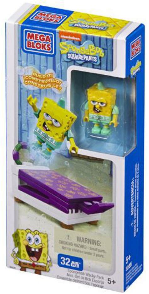 Mega Bloks Spongebob Squarepants Wacky Packs SpongeBob Wacky Pack Set 94628 - ToyWiz