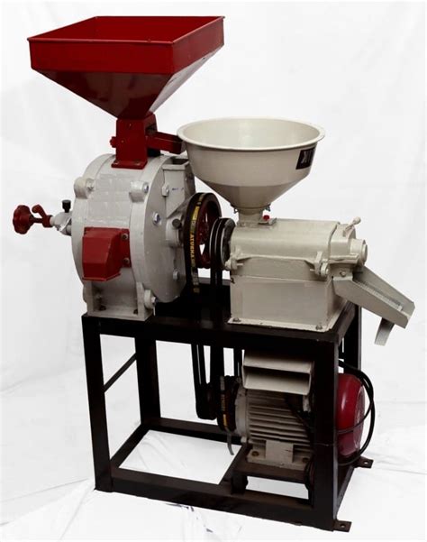 Semi-Automatic Combined Mini Rice Mill & Pulveriser-Flour Mill, 3 HP, Single Phase at Rs 35500 ...