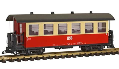 arcadia rail - lgb - passengercoach - HSB PASSENGER CAR - 33736