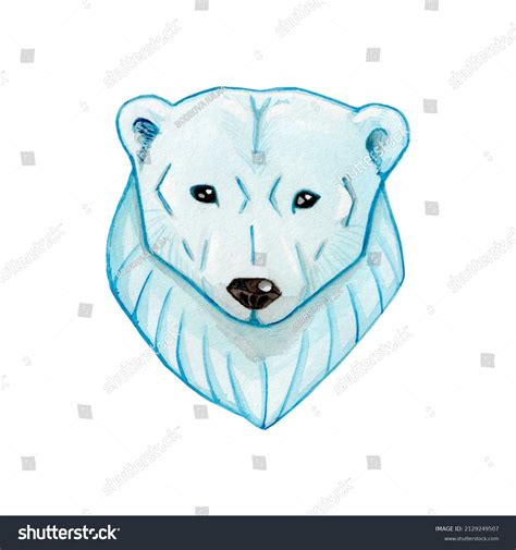 Polar Bear Watercolor Illustration Illustratin Design Stock Illustration 2129249507 | Shutterstock