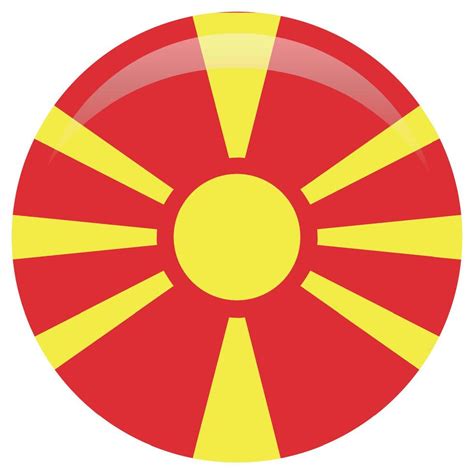 Macedonia Flag vector illustration. National Flag of Macedonia ...