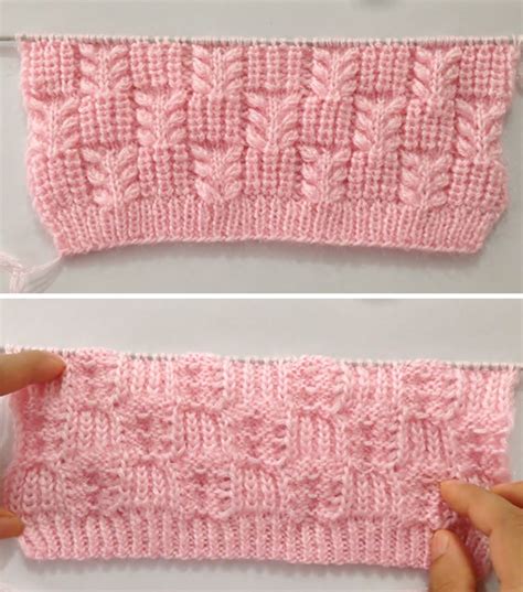 Knit Leaf Pattern You Could Learn Easily | Вязаные стежки, Модели ...