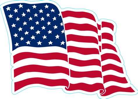 American Flag Decal SVG