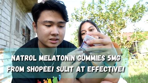 Natrol Melatonin Gummies 5mg from Shopee Review | SULIT NGA BA?! - YouTube