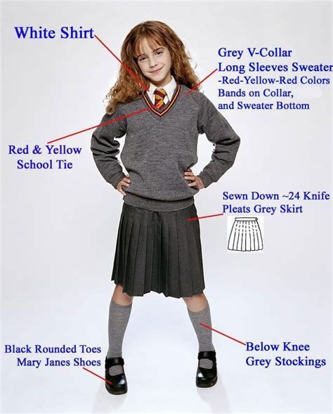 Image result for hogwarts school uniforms | Hermione costume, Harry potter costume, Hermione ...