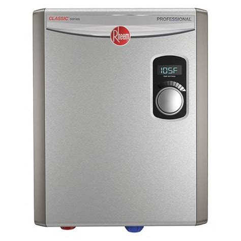 Rheem RTEX-18 240-Volt 2-Chamber 18kW Electric Tankless Water Heater ...