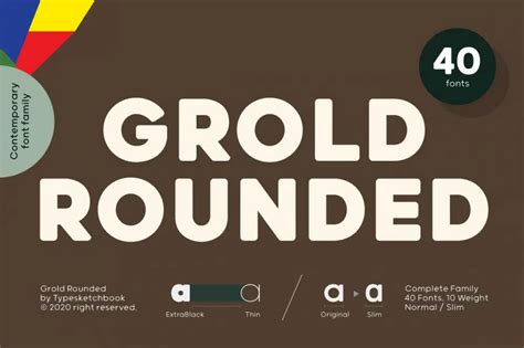 25+ Best Rounded Fonts for Graphic Design, Branding & Logos