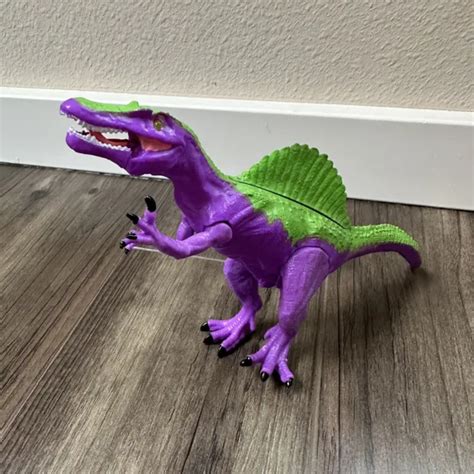 MINI MIGHTY MEGASAUR Adventure Force Spinosaurus Dinosaur Light & Sound Purple $7.99 - PicClick