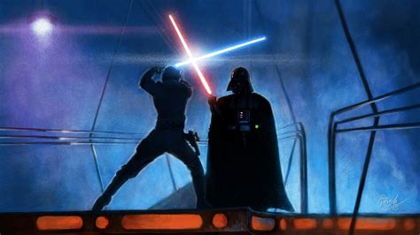 Luke Skywalker Vs Darth Vader Empire Strikes Back