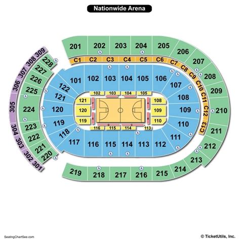 Ball Arena Seating Map