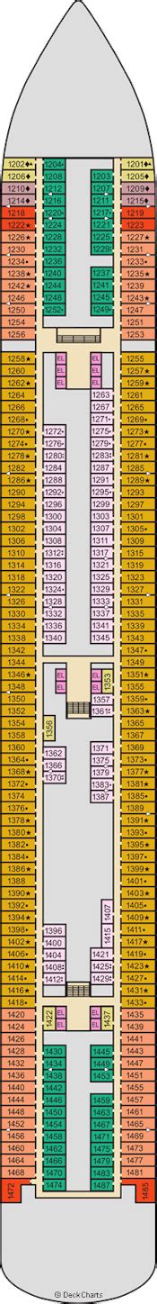 Carnival Horizon Deck Plans: Ship Layout, Staterooms & Map - Cruise Critic