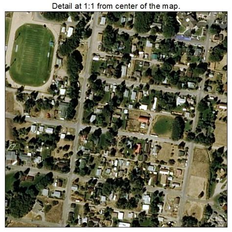 Aerial Photography Map of Ennis, MT Montana