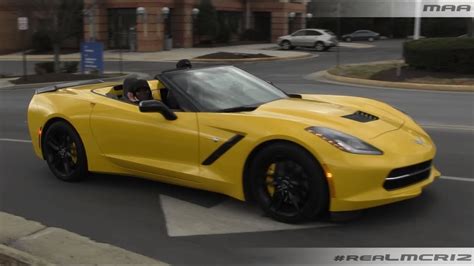 YELLOW Chevy Corvette C7 Stingray Convertible - YouTube