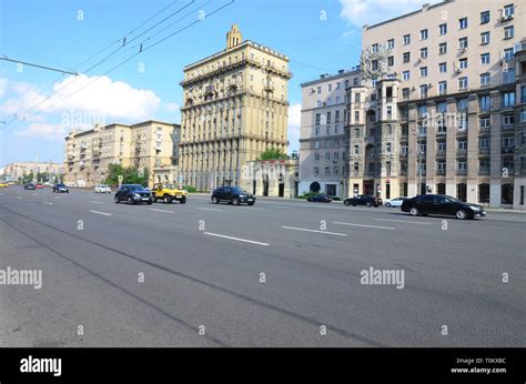 Moscow street view, Russia Stock Photo - Alamy