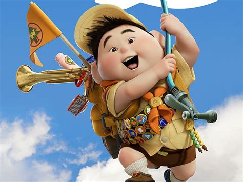 HD wallpaper: Pixar's UP (2009) Movie Official, sky, mid-air, cloud - sky, jumping | Wallpaper Flare