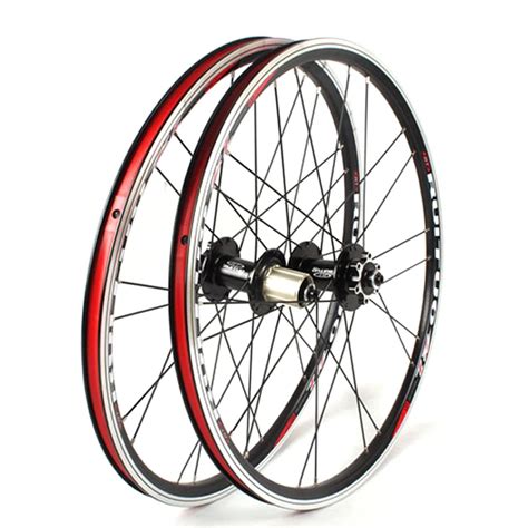 20 inch folding bike 451/406 wheel aluminum V brake wheels disc wheels 5 bearing wheels-in ...