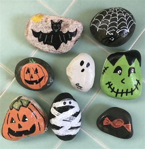 Rock Painting Ideas, Handmade Halloween Decorations and Unique Gifts