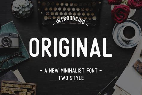 Original - A Minimalist Font