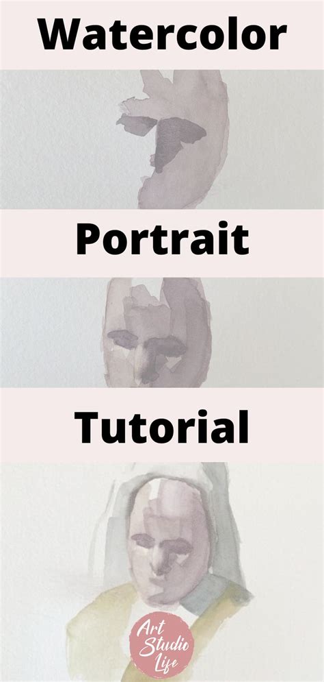 Watercolor Portrait Painting Sketch - Art Studio Life | Learn ...