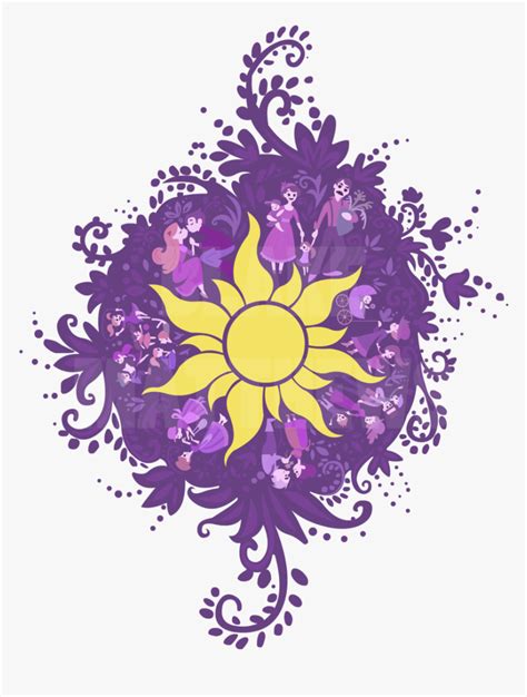 Tangled Sun Symbol, HD Png Download - kindpng