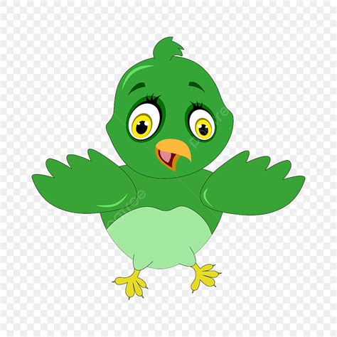 Green Bird Clipart Hd PNG, Cartoon Clip Art Cute Green Bird, Green, Lovely, Clip Art PNG Image ...